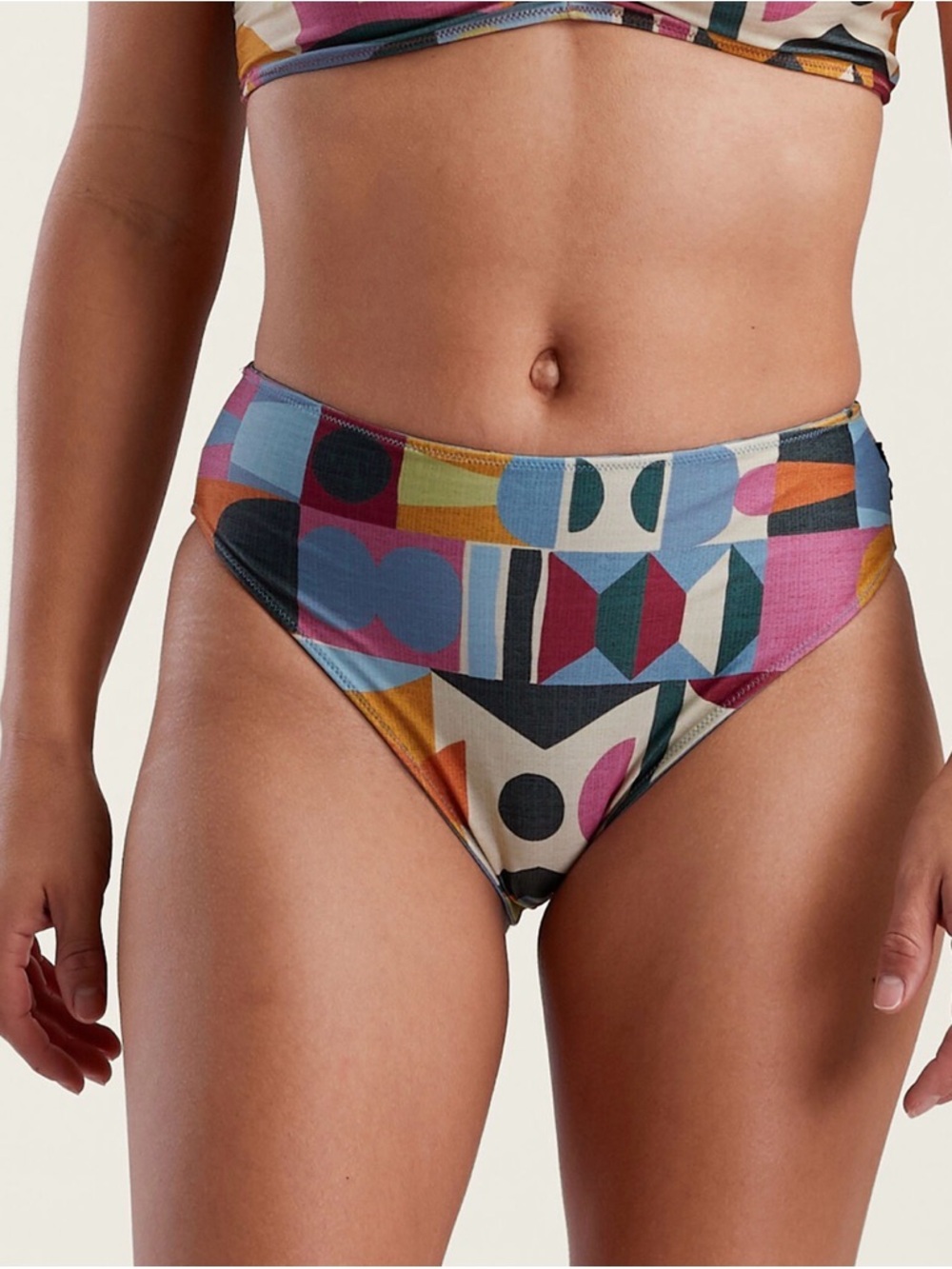 Nani Swimwear High Leg Reversible Bikini Bottom NWT
